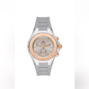 Michele Gray Tahitan Jelly Watch, 40MM